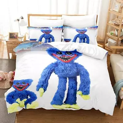 Huggy Wuggy Duvet Cover/Double-sided Pillowcase/Adventure Escape/Bedding Set UK • £28.80