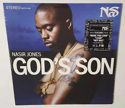 Nas God's Son (2023 Reissue) Brand New Sealed Blue & White Swirl Colour Vinyl Lp • £43.21