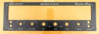 Marantz 2250 B 2250B Receiver Front Panel Faceplate (Face Plate) Black • $129.95