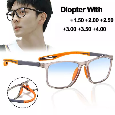 1 Pairs Mens Non Slip Readers Anti-blue Light Reading Glasses Men Portable • $15.69