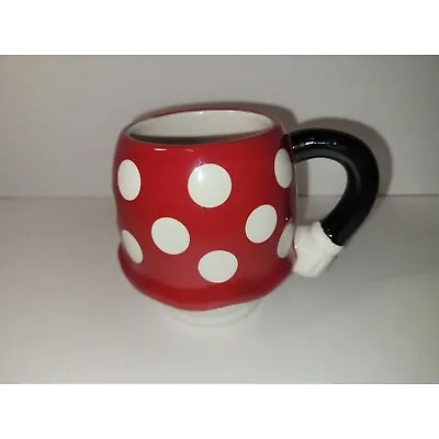 Disney's Minnie Mouse Coffee Mug In Red Polka Dot Dress • $10