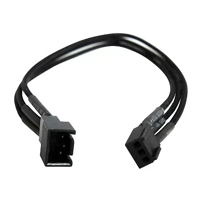 RAIDMAX 3-Pin Male To 3-pin Female PC Fan Power Extension Cable-Black • $2.99