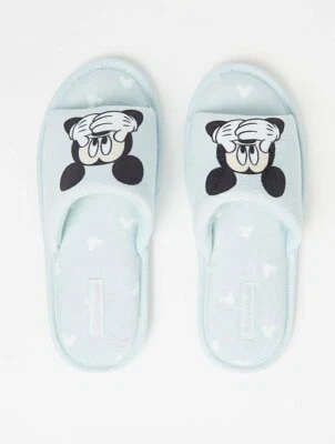 £12 • Buy Disney Light Blue Sliders Mules Slippers UK 5-6 EUR 38/39 