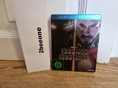 Iron Man & Iron Man 2 Blu-ray Steelbook Collectors Edition Limitiert • £20.72