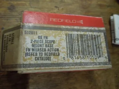 NOS REDFIELD SR-FN Two-Piece Scope Bases For FN MAUSER And Others • $54