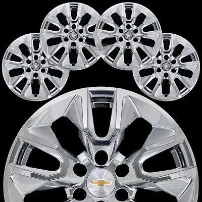 $149.99 • Buy For Chevrolet Silverado 1500 2019-22 Chrome 20  Wheel Skins Hub Caps Rim Covers