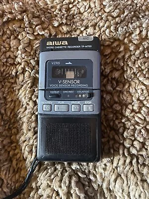 Aiwa TP-M700 Micro Cassette Recorder - TESTED - EB-14498 • $29.99