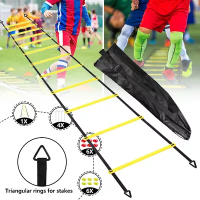 6M Agility Speed Training Ladder Footwork Fitness For Footwork Football Exercise • $16.79