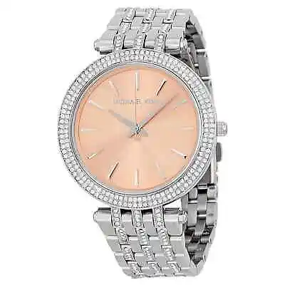 Michael Kors Darci Glitz Crystal Pave Ladies Wrist 39mm Watch MK3218 • $75