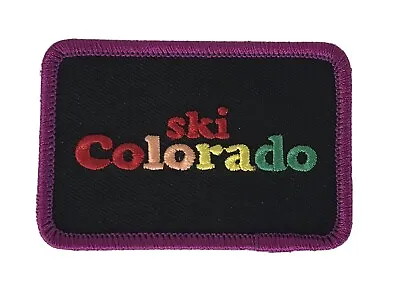 $7 • Buy Ski Colorado Patch Vintage Design Vail / Aspen 2.75 X2 