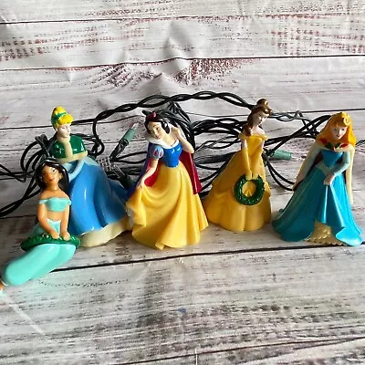 Vintage Disney Princess Illuminated Christmas Tree Trimmer String Light Set 9.5’ • $39.99