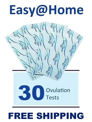 30 X Easy@Home Ovulation LH OPK Test Strips - FREE EXPRESS POST • $32.50