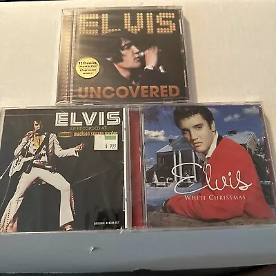 Elvis Presley 3 CD Lot: New SEALED: Uncovered Madison Square Garden White Xmas • $28.88