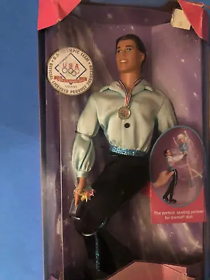 Rare Olympic Skater Ken Barbie Doll - New In Box 1997 • $15