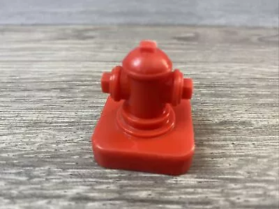 Vintage Fisher Price Little People Red Fire Hydrant For Main Street 2500 • $3.39