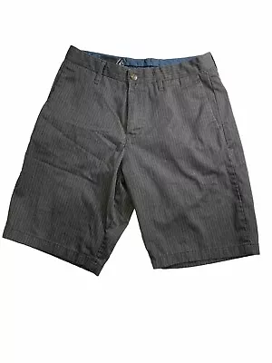 Volcom FRICKIN MODERN CHINO SHORTS MENS CHARCOAL HEATHER Size 31 Skateboarding • $14.95