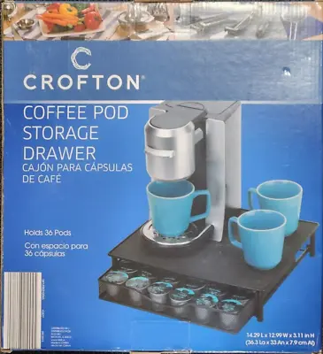 36 K Cup Holder Coffee Pod Storage Drawer Dispenser Stand Organizer Rack Crofton • $22.99