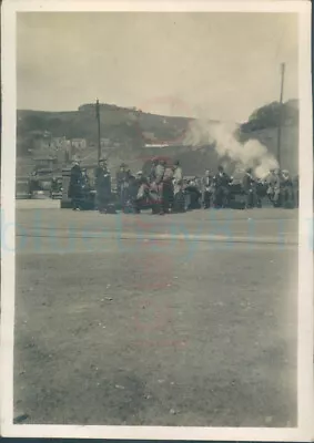 £14 • Buy 1939 Original Photo Ebbw Vale Tinplate Works Workers Outside 3.5x2.5 