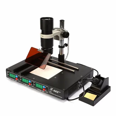 T862++ Bga Smt Smd Infrared Rework Station Solding Station Irda Welder Xbox 110v • $198.01