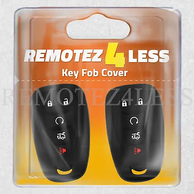 2 Key Fob Cover For 2016 2017 2018 2019 Chevrolet Camaro Remote Case Skin Jacket • $9.95