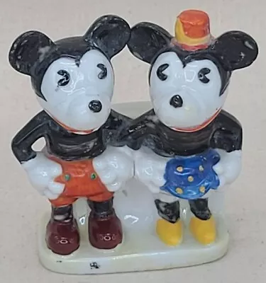 Vtg 1930s Mickey And Minnie Mouse Toothbrush Holder Made In Japan • $299.99