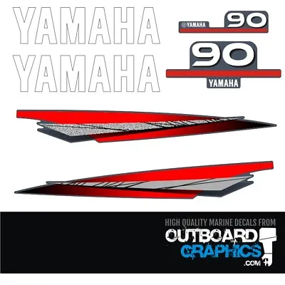 Yamaha 90hp 2 Stroke Outboard Decals/sticker Kit • $72.06