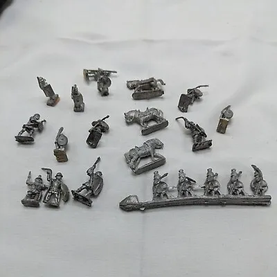 Metal Miniature Spear And Shield Infantry Soldiers • $16.19