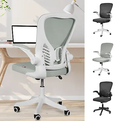 Foldable Home Office Mesh Chair Swivel Computer Desk Task Chair Flip-up Armrests • $46.49