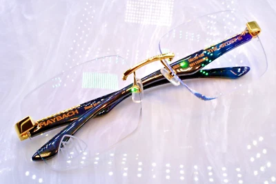 $2069.99 • Buy Maybach Rimless Vintage Sunglasses Cartier Glasses BIG C Decor CT0092O Artist