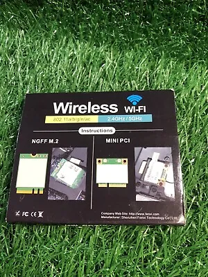 Dual Band 2.4+5G 300M 802.11A/B/G/N Wifi Bluetooth 4.0 Wireless Half Mini Pci-E • $14.99