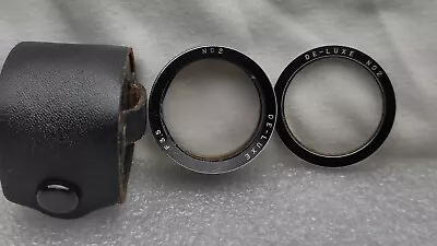  DE-LUXE   Close Up Lens Kit No2 F3.5 With Leather Case  For Yashica TLR Camera • £15