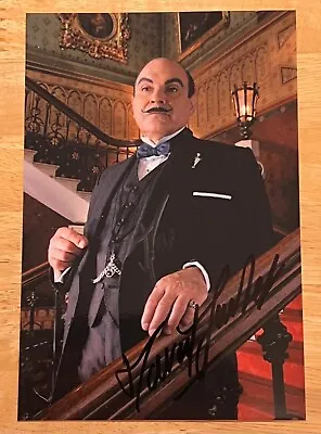 Sir David Suchet English Actor Photo Hand Signed 6x4 Hercule Poirot • £39.99