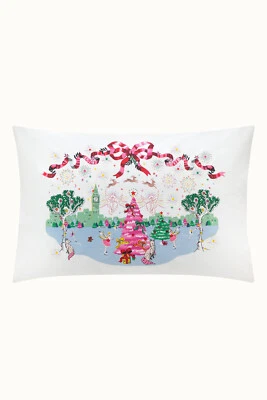Cath Kidston - A Christmas Sky - Set Of 2 Housewife Pillowcases - Brand New • £25