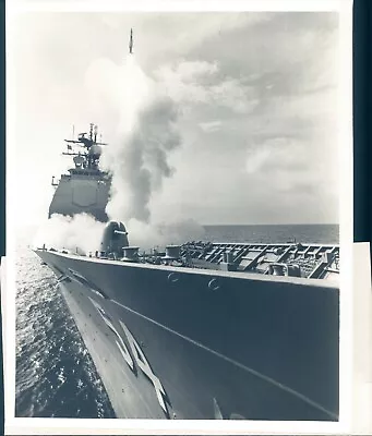 1987 Missile Test Firing Sea Trials US Navy Military Aegis 8x10 Vintage Photo • $17.99