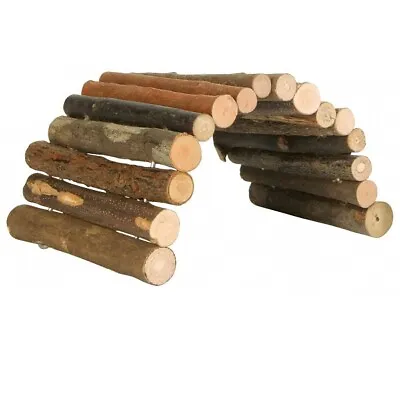 Trixie Natural Living Bridge For Small Animal Pet - Real Flexible Wood 22 X 10cm • £5.31