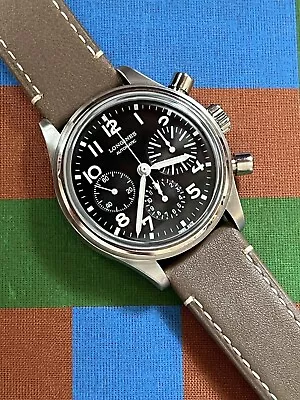 Longines Avigation Big Eye Heritage Automatic Chronograph Watch • $2100