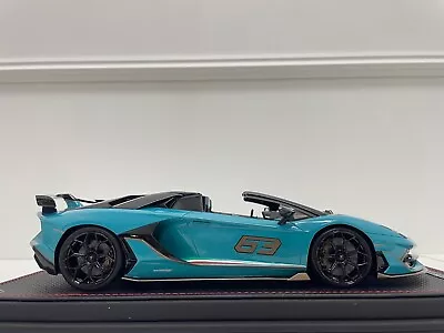 Lamborghini Aventador SVJ Roadster (Blue/ Italy) [MR Collection] 1/18 Scale • $849