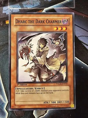 1x YUGIOH Dharc The Dark Charmer TDGS-EN026 1ST EDITION  • £3.85