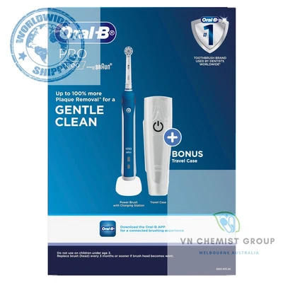 $59 • Buy BRAND NEW Oral-B Pro 1500 Sensitive Care Electric Toothbrush With Travel Case