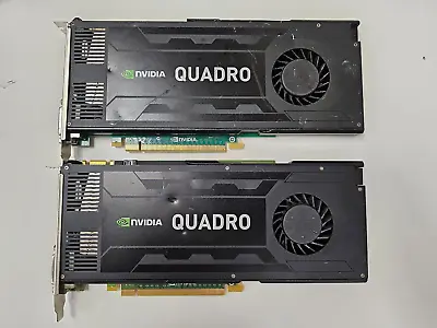 Lot Of 2 NVIDIA Quadro K4000 3GB GDDR5 • $59