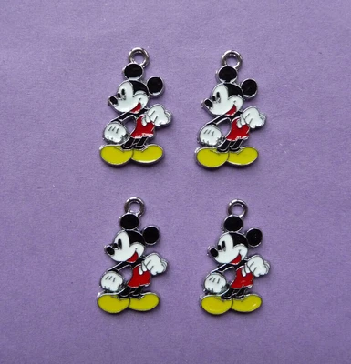 £3.80 • Buy MICKEY MOUSE Metal Charms Pendant Party Bag Filler Jewellery Choose Quantity