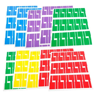 300x 10 Sheets Self-adhesive Cable Labels Identification Markers Tags Sticker Li • £9.97