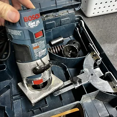 Bosch Colt 1.25HP Variable Speed Palm Router Kit GKF125CEK With Hard Case • $69.89
