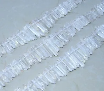 Clear Polished Quartz Graduated Strand Crystal Points 20-40+mm • $18.95