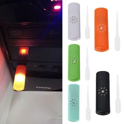 $2.67 • Buy Mini USB Car Aromatherapy Diffuser Aroma Humidifier Essential Oil Fresh Home New