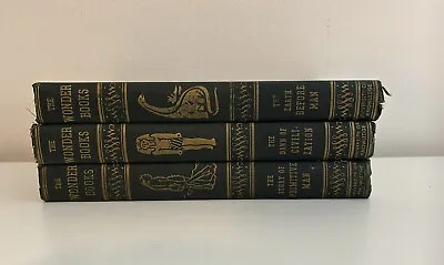 3 Vintage The University Of Knowledge: The Wonder Books 1930's & 40's. Primitive • $26.99