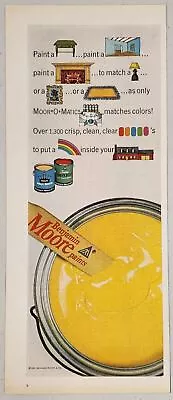 1963 Print Ad Benjamin Moore Paints Moor-O-Matic Matches Color 1300  • $15.28