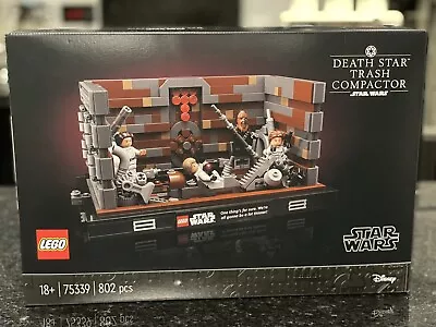 £64.99 • Buy LEGO Star Wars: Death Star Trash Compactor Diorama (75339) New And Sealed