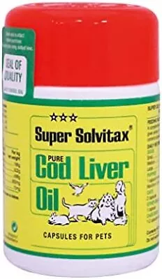 Super Solvitax | Pure Cod Liver Oil For Dogs | Helps Maintain Healthy Skin Str • £7.18