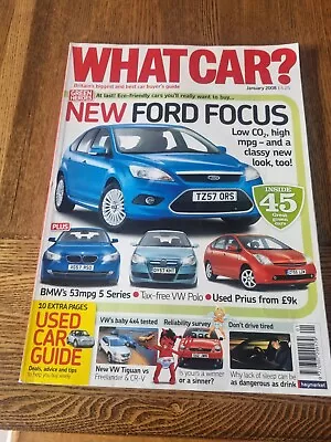 What Car? Magazine January 2008 • £1.99